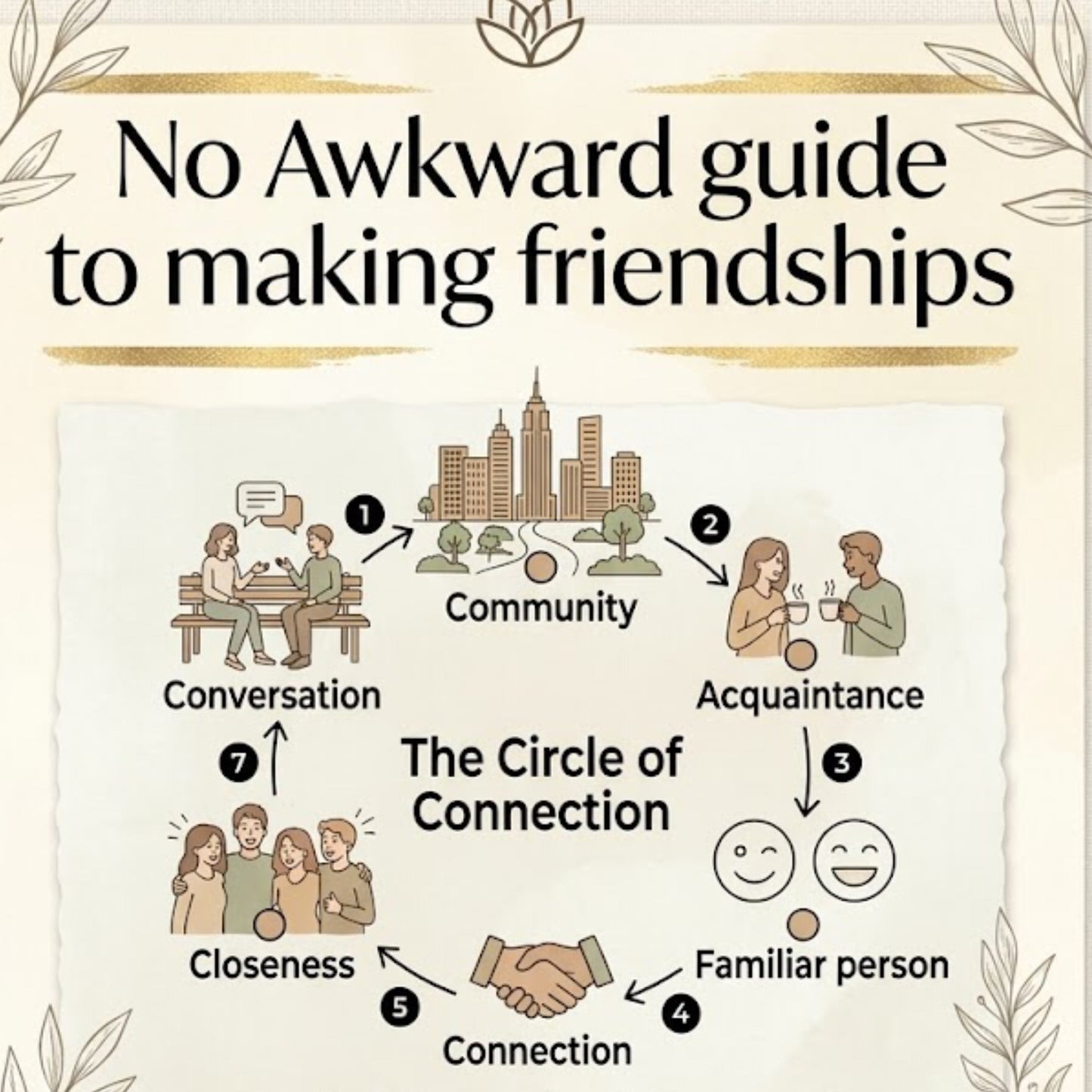 No awkward guide to building friendships